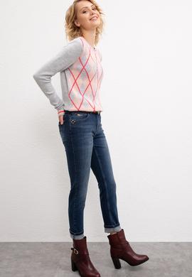 Kadın Mavi Denim Pantolon - 50209147006