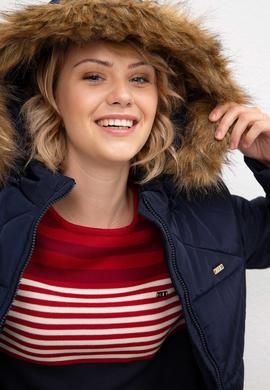 Kadın Lacivert Kaban - 50206406013