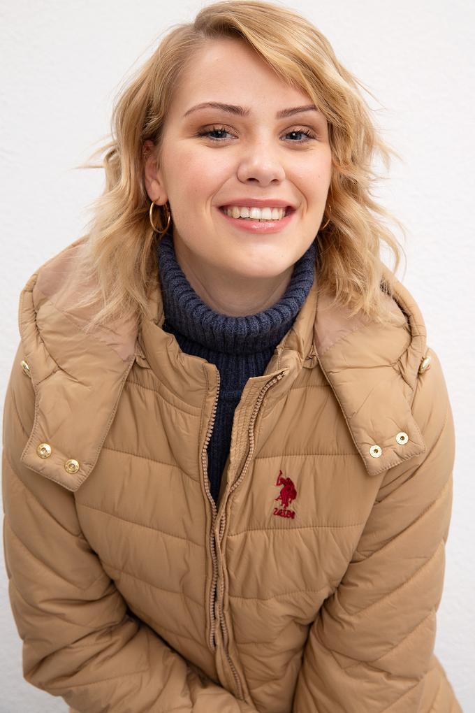 Kadın Kahverengi Mont