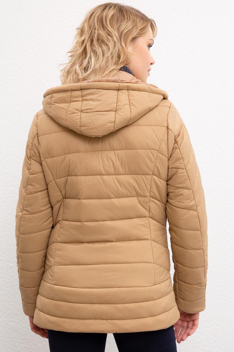 Kadın Kahverengi Mont - 50206408010