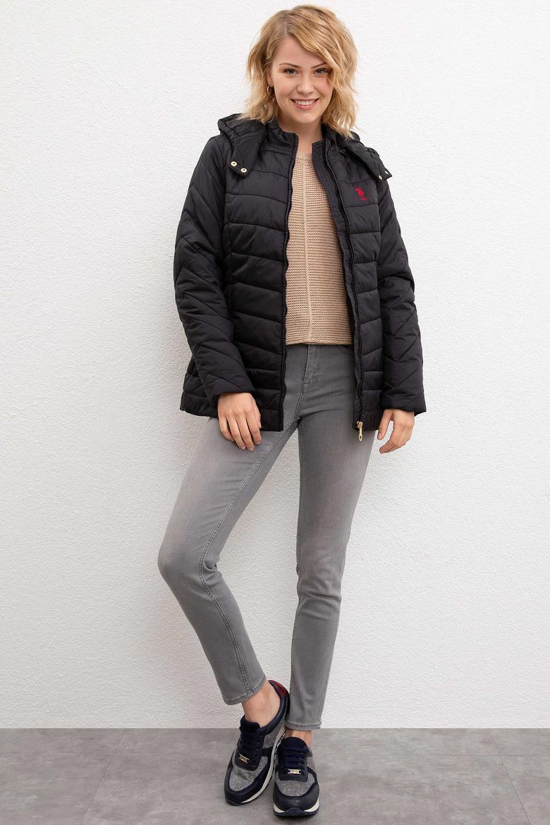 Kadın Siyah Mont - 50206408013