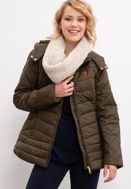 Kadın Koyu Haki Mont - 50206408019