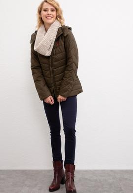 Kadın Koyu Haki Mont - 50206408019