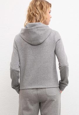 Kadın Gri Melanj Basic Sweatshirt - 50216083054