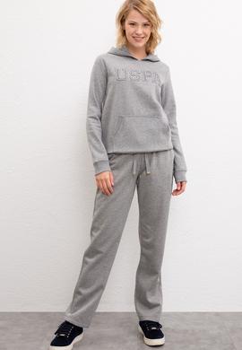 Kadın Gri Melanj Basic Sweatshirt - 50216083054