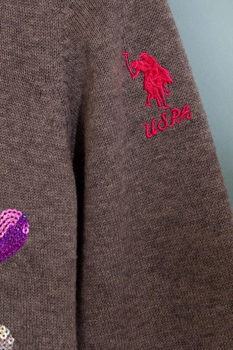 Kız Çocuk Gri Hırka - 50206142001