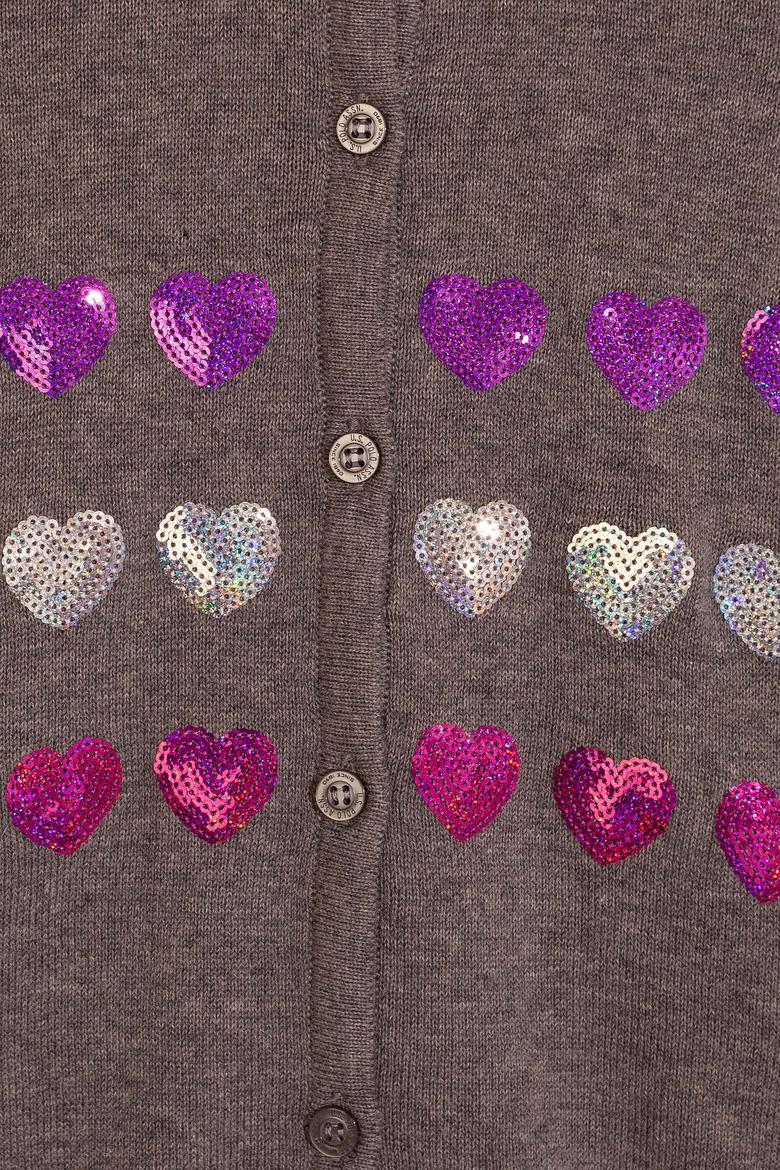 Kız Çocuk Gri Hırka - 50206142001