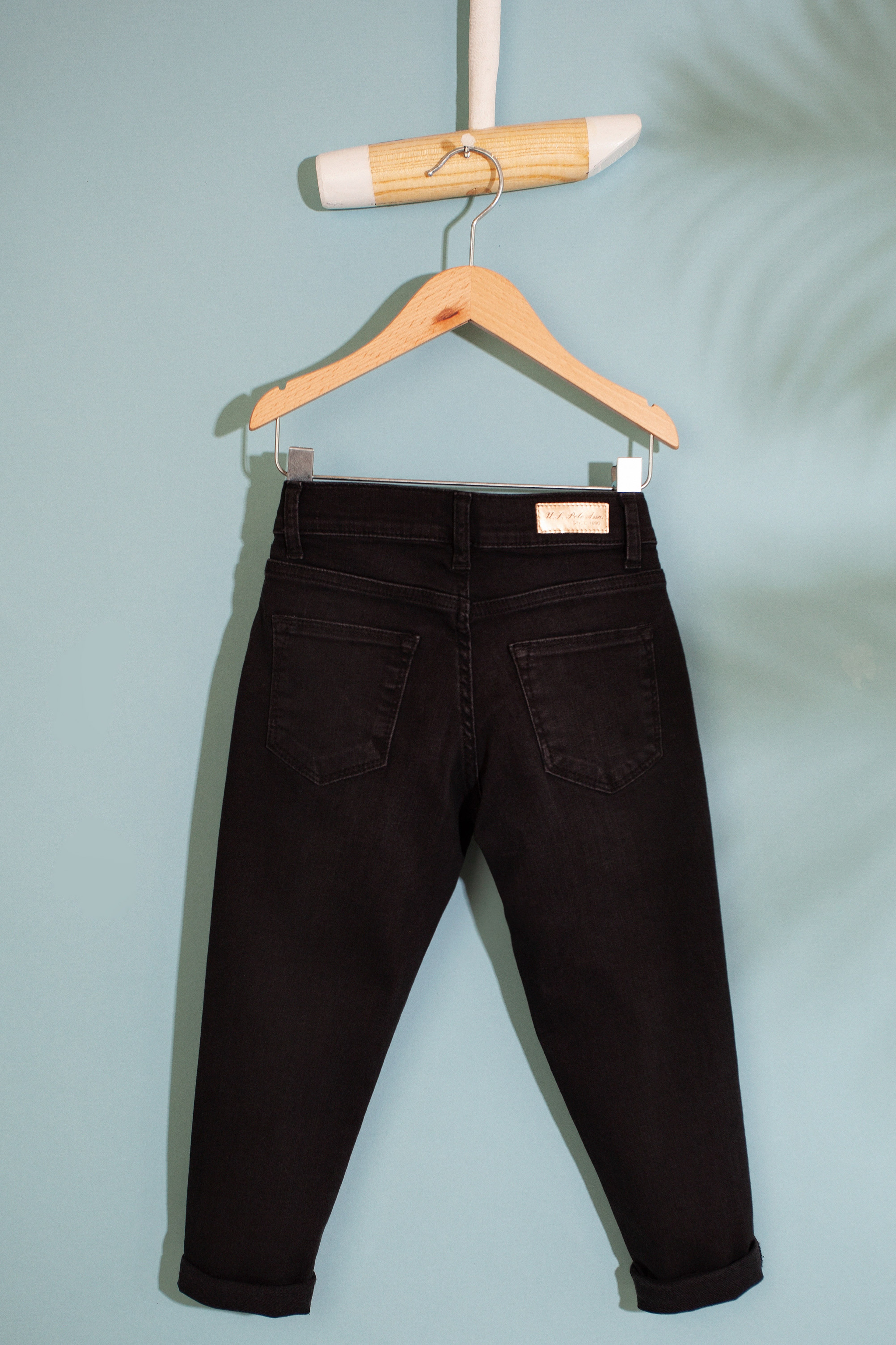 Kız Çocuk Siyah Denim Pantolon