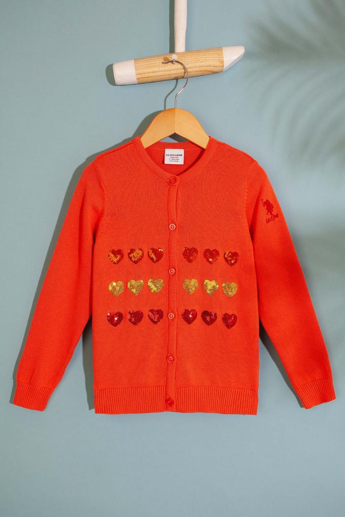 Kız Çocuk Somon Hırka