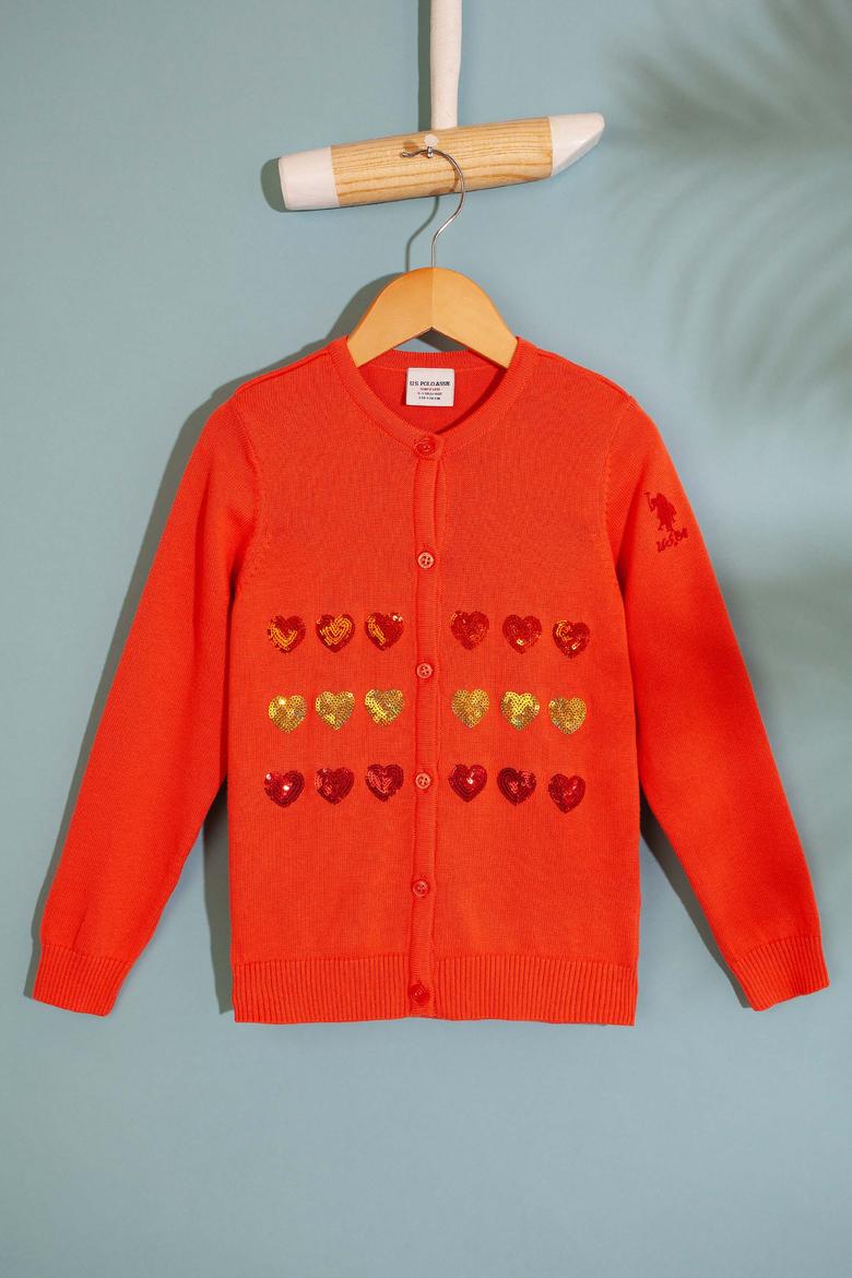 Kız Çocuk Somon Hırka