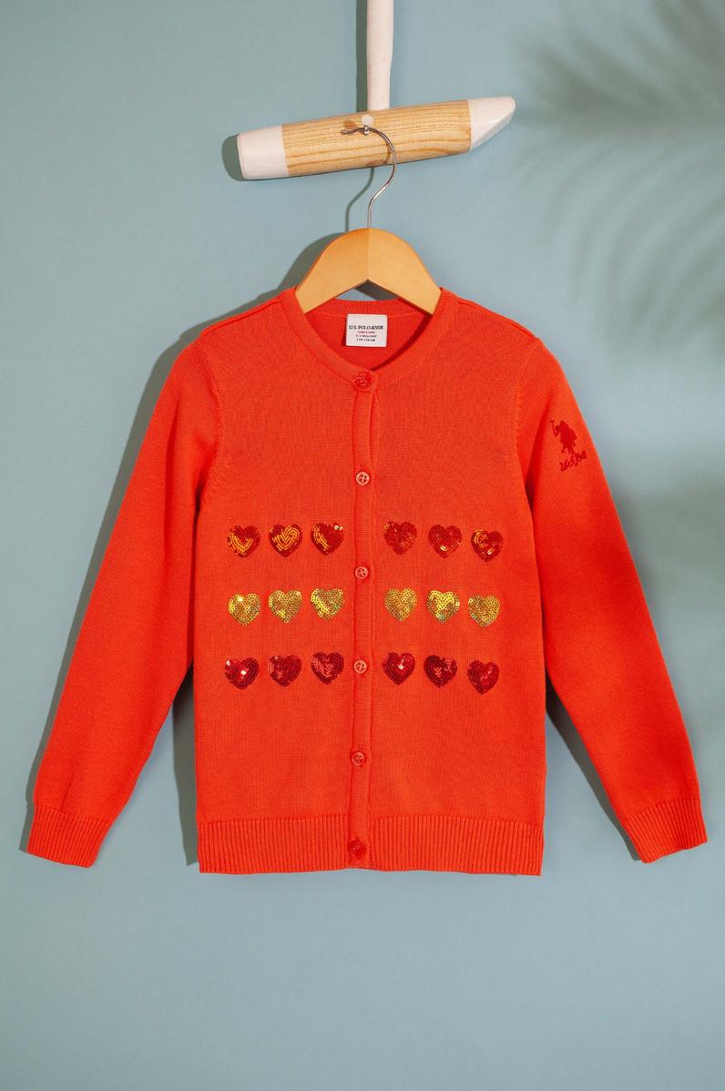 Kız Çocuk Somon Hırka