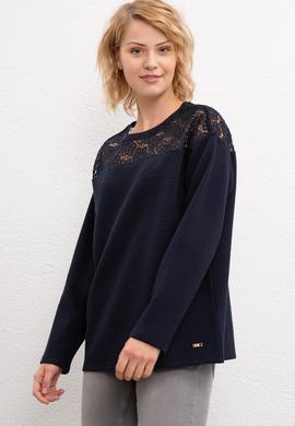 Kadın Lacivert Sweatshirt - 50206507013