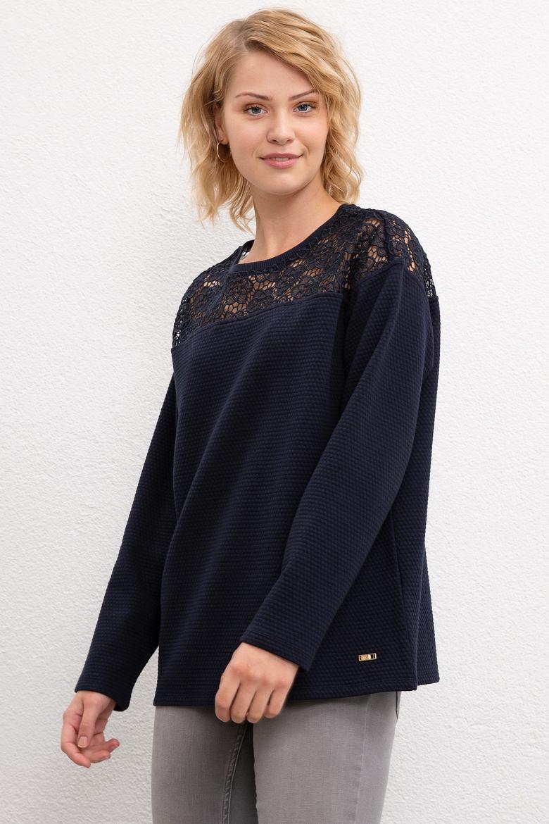 Kadın Lacivert Sweatshirt - 50206507013