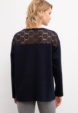 Kadın Lacivert Sweatshirt - 50206507013