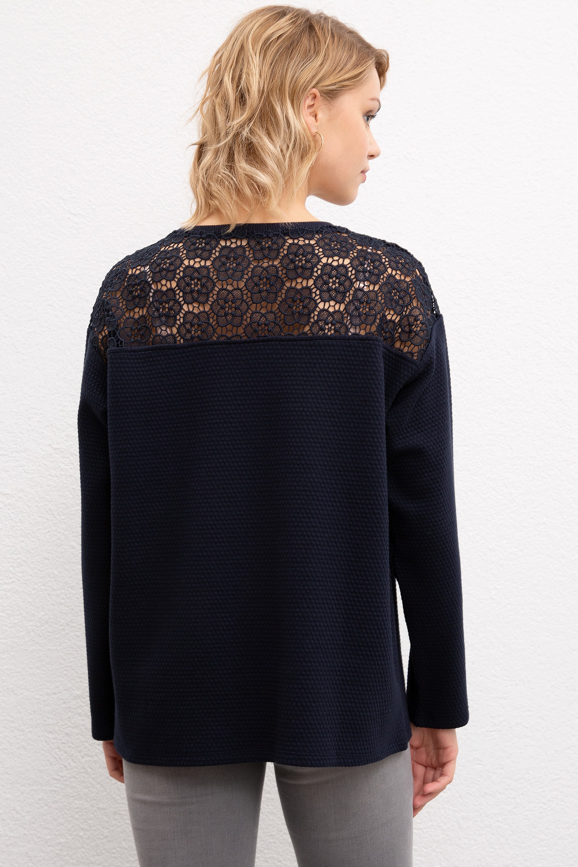 Kadın Lacivert Sweatshirt