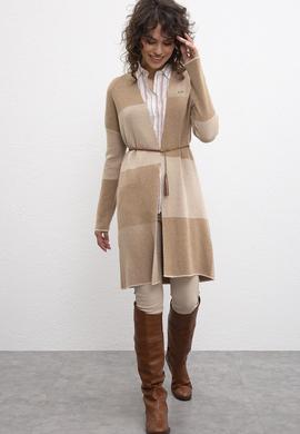 Kadın Beyaz Triko Hırka - 50207382015