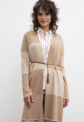 Kadın Beyaz Triko Hırka - 50207382015