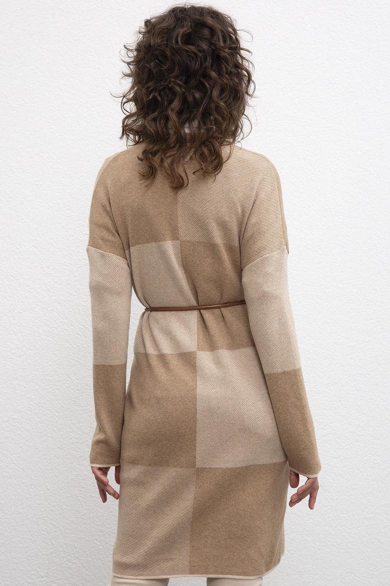 Kadın Beyaz Triko Hırka - 50207382015