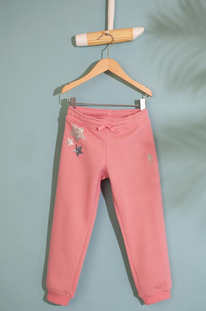 Çocuk Pembe Eşofman Altı