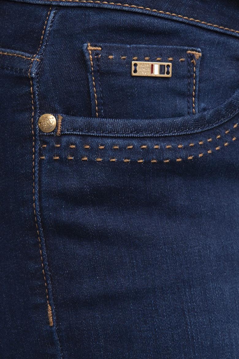 Kadın Mavi Denim Pantolon - 50209253014