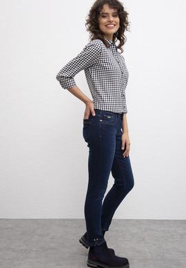 Kadın Mavi Denim Pantolon - 50209253014