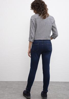 Kadın Mavi Denim Pantolon - 50209253014