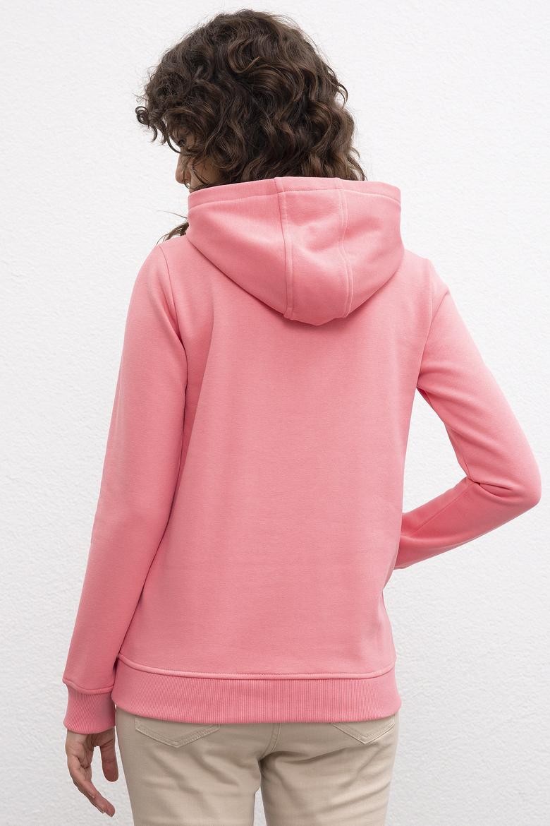 Kadın Pembe Sweatshirt Basic - 50216083037