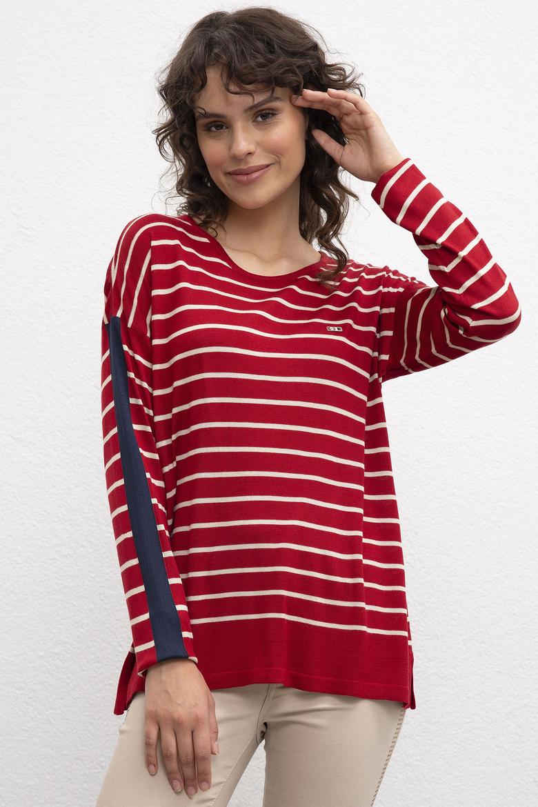 Kadın Kırmızı Kazak - 50206806011