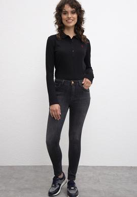 Kadın Siyah Denim Pantolon - 50213401002