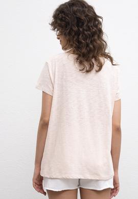 Kadın Pudra Tişört - 50220673012