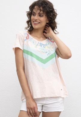 Kadın Pudra Tişört - 50220673012