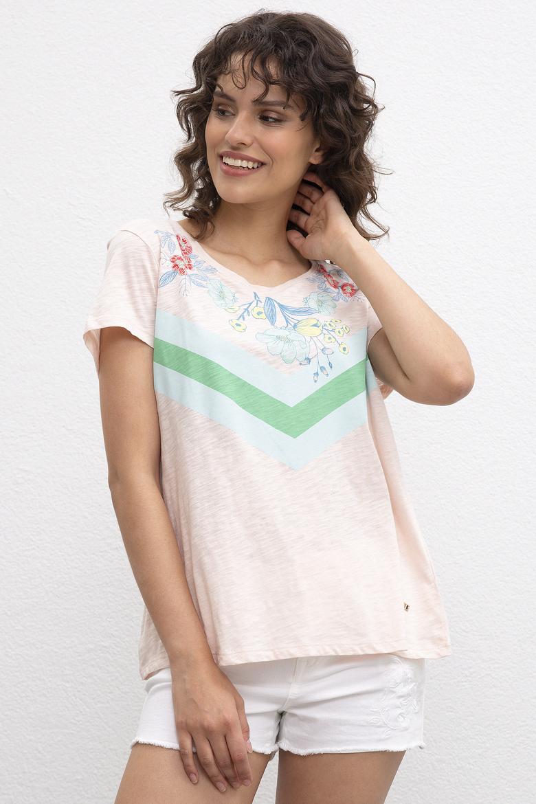 Kadın Pudra Tişört