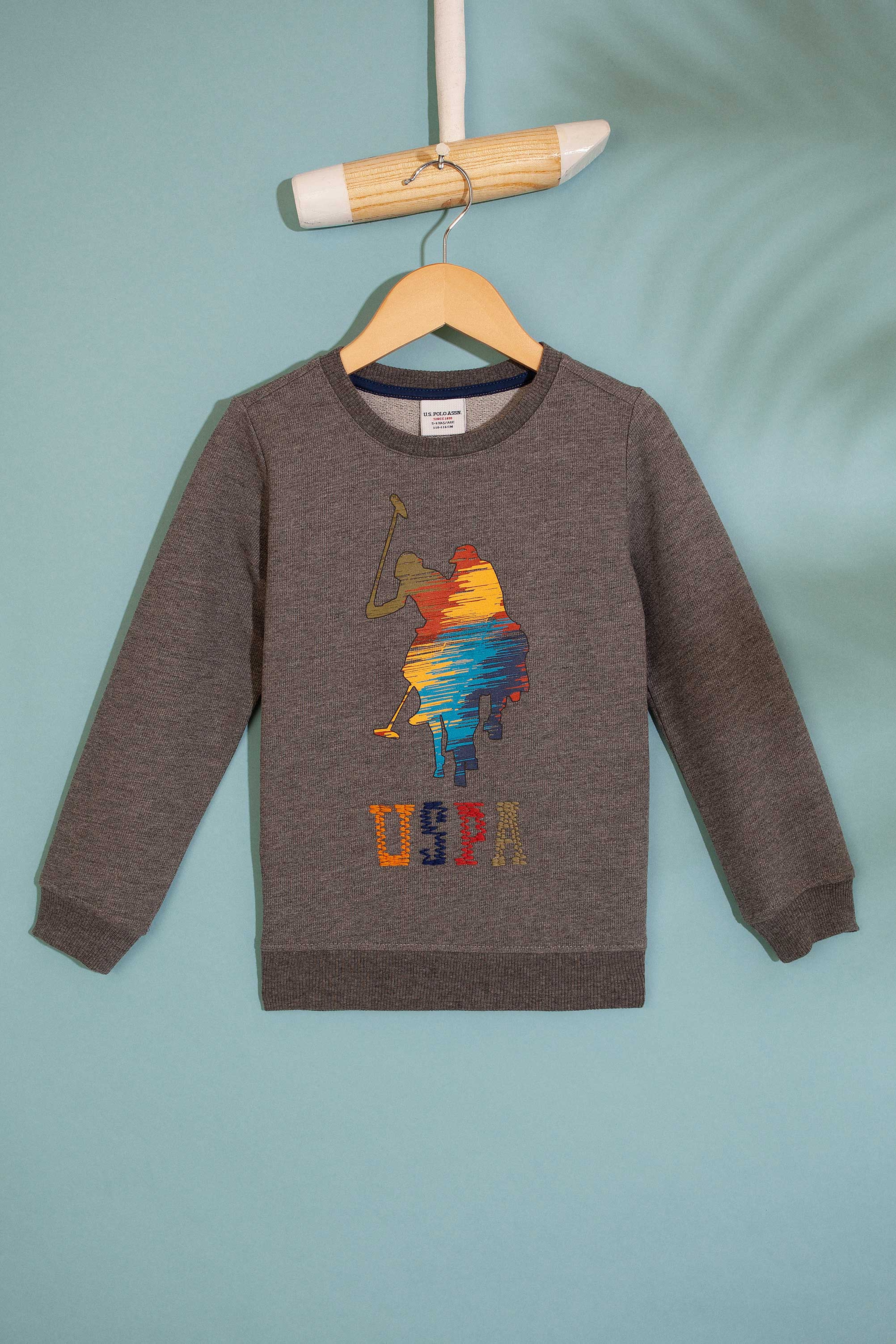 Çocuk Gri Sweatshirt