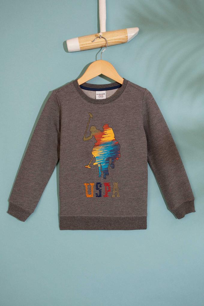 Çocuk Gri Sweatshirt