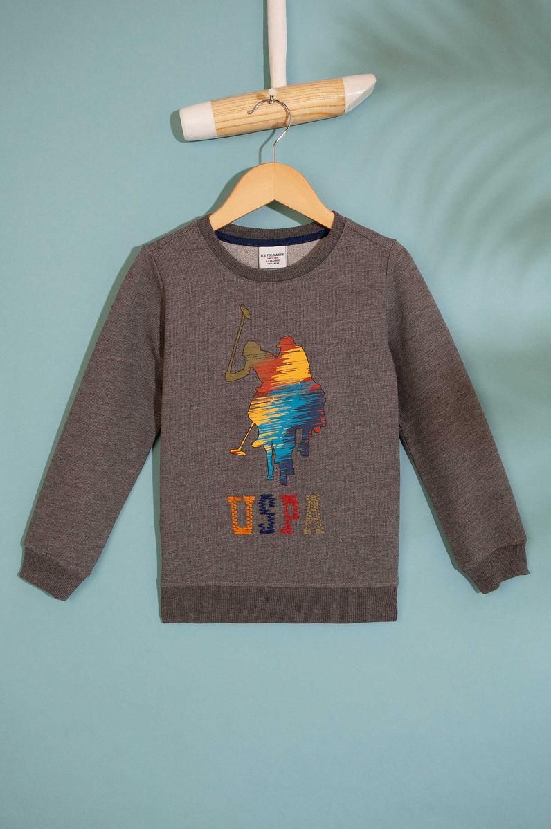 Çocuk Gri Sweatshirt