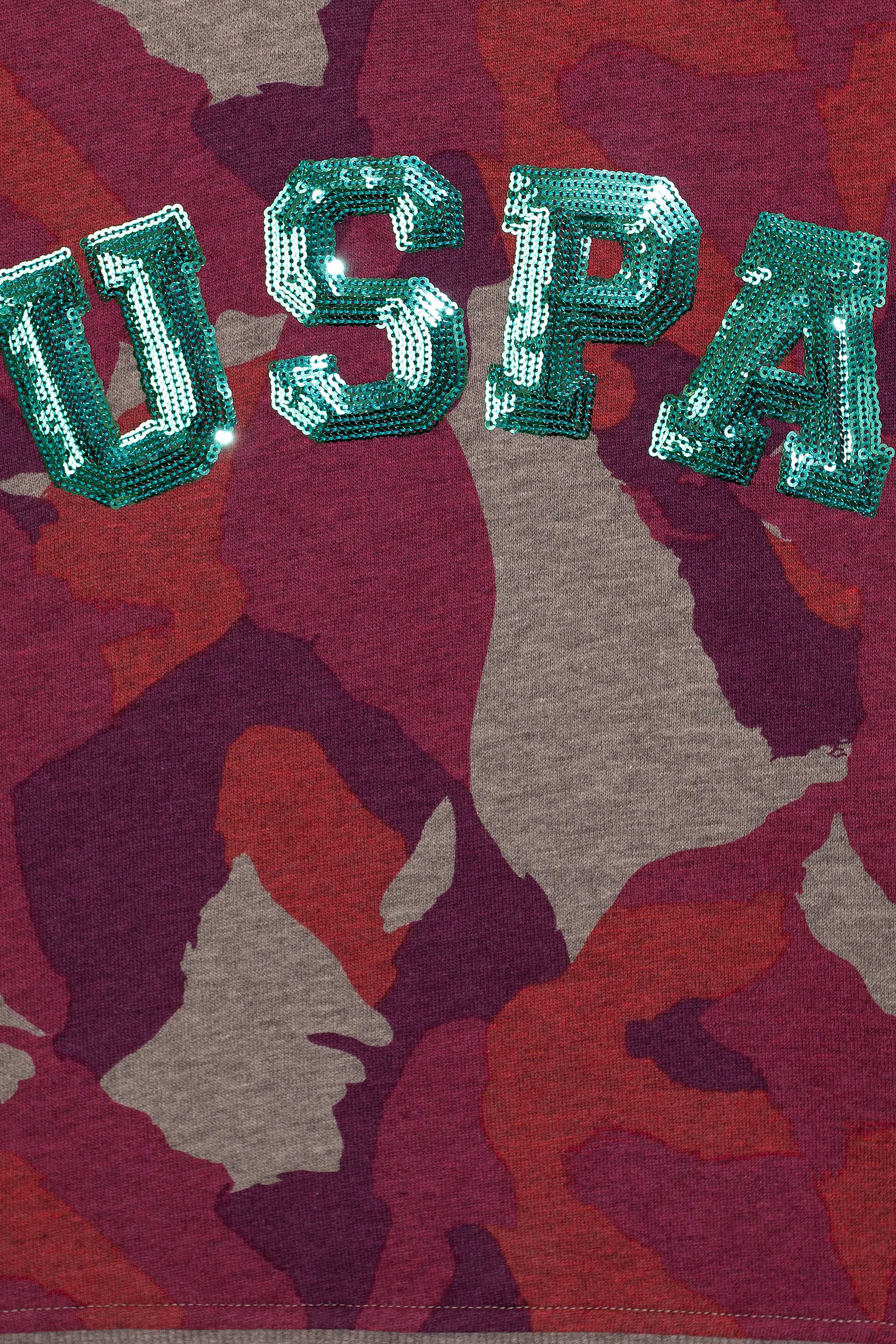 Kız Çocuk Pembe Sweatshirt - Image 3