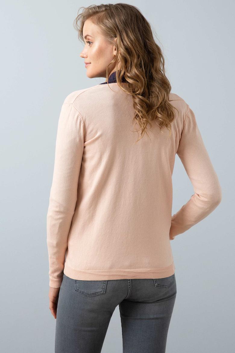 Pembe Triko Hırka Basic - 50193531026