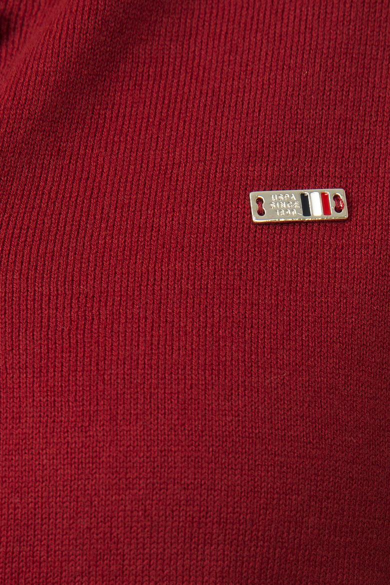 Kadın Kırmızı Basic Triko Hırka - 50193531039