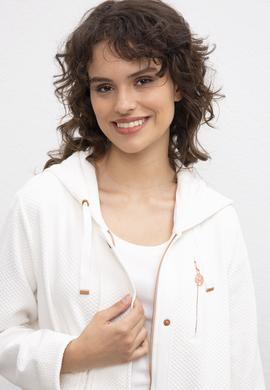 Kadın Beyaz Sweatshirt - 50206529036