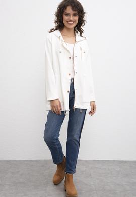 Kadın Beyaz Sweatshirt - 50206529036