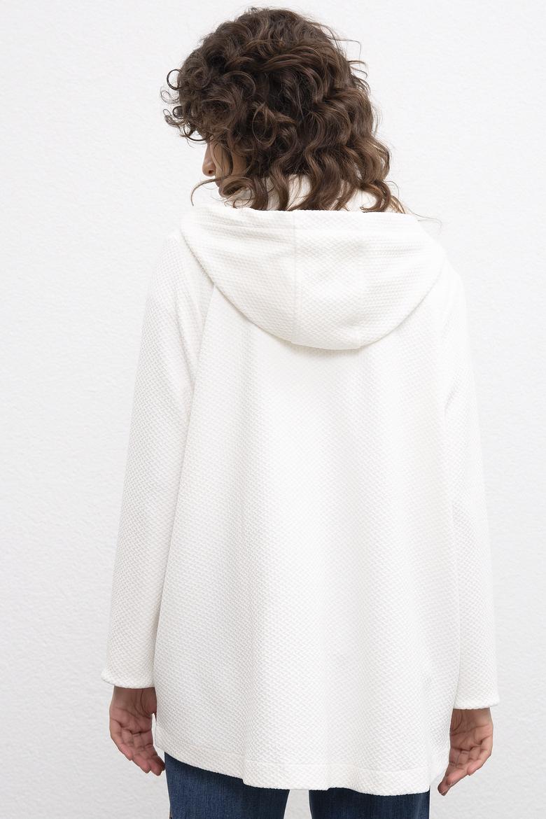 Kadın Beyaz Sweatshirt - 50206529036