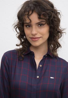 Kadın Lacivert Dokuma Elbise - 50207468003