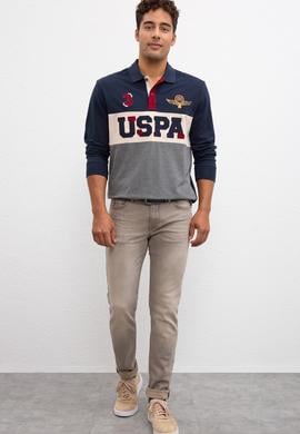 Erkek Lacivert Polo Yaka Sweatshirt - 50207524008
