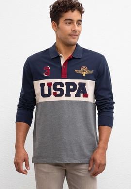 Erkek Lacivert Polo Yaka Sweatshirt - 50207524008