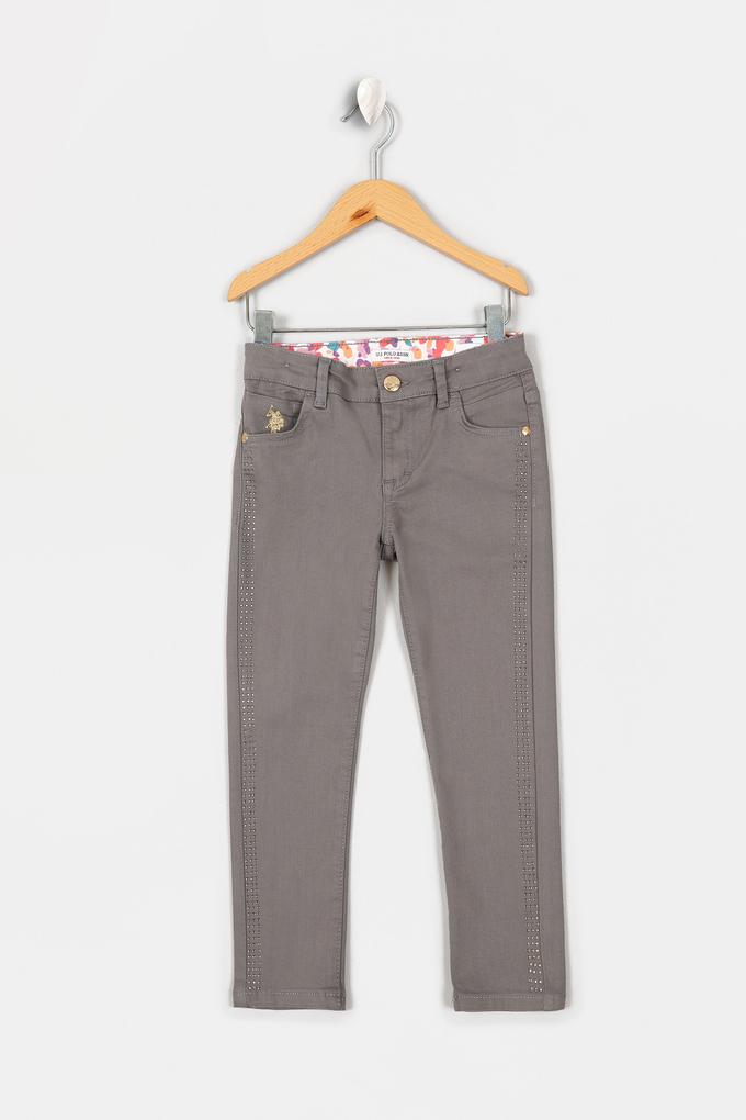 Kız Çocuk Gri Pantolon
