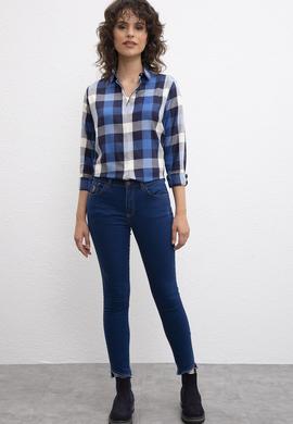 Kadın Lacivert Jean Pantolon - 50214221002