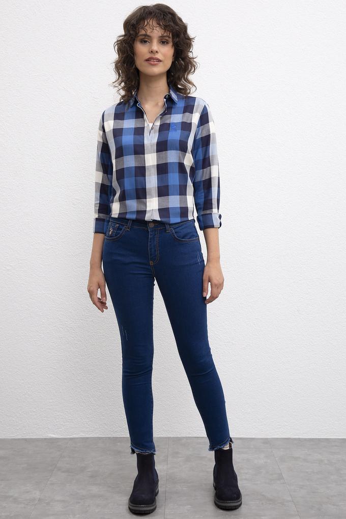 Kadın Lacivert Jean Pantolon