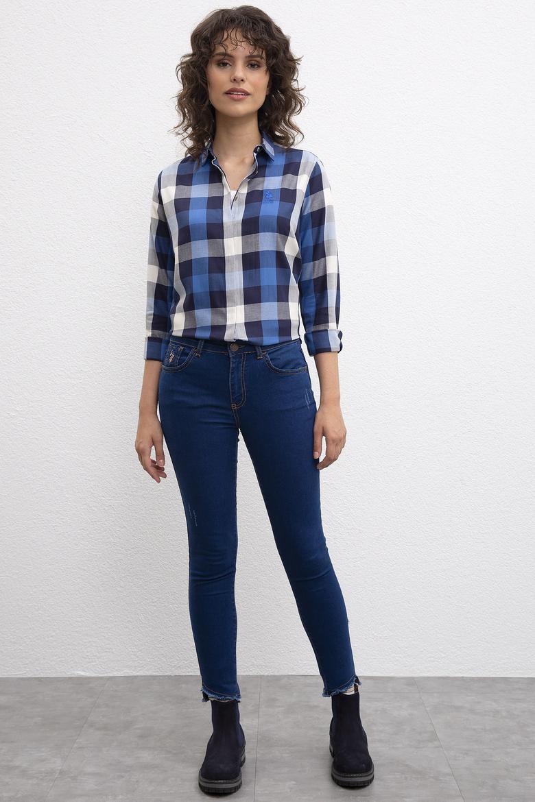 Kadın Lacivert Jean Pantolon