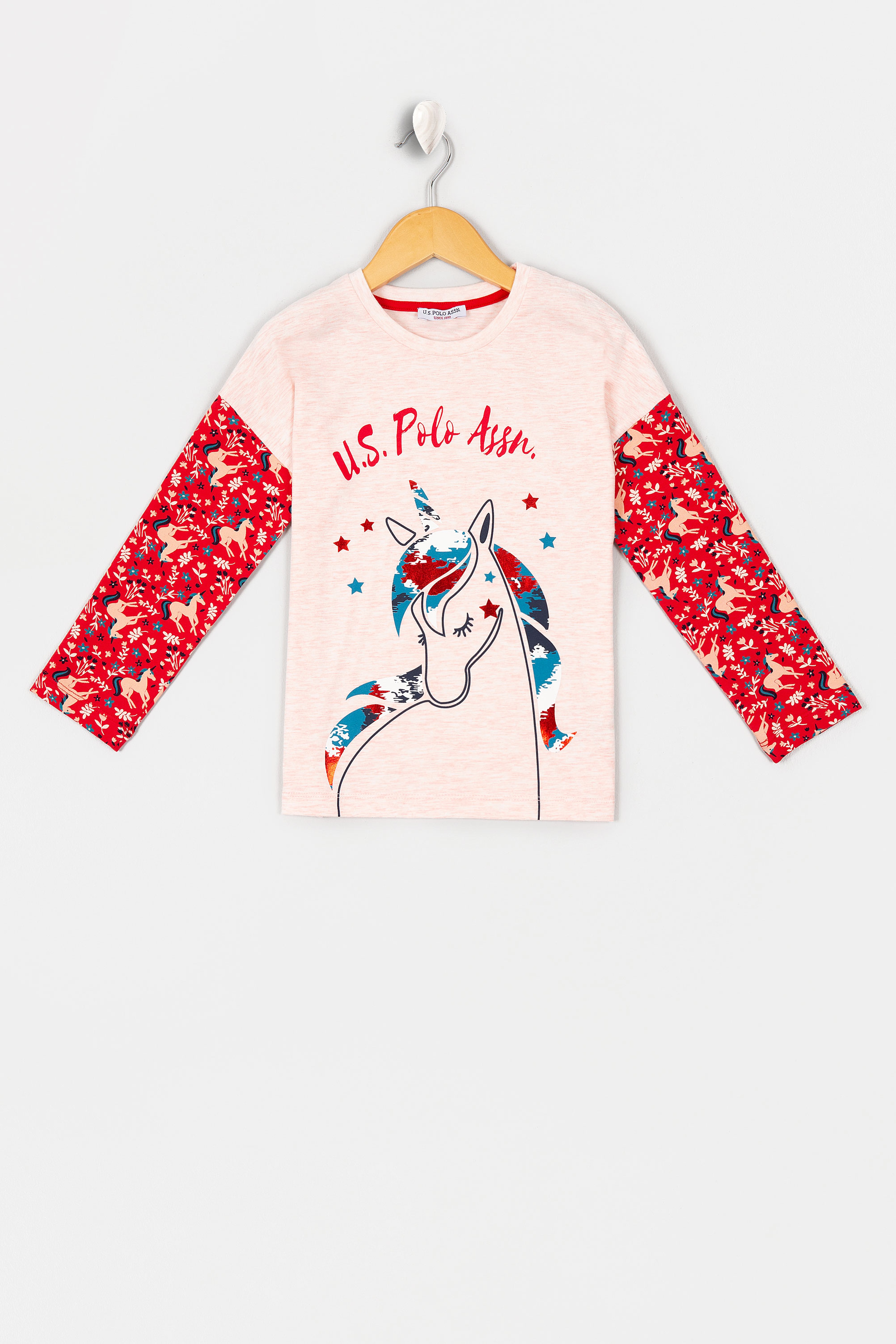 Kız Çocuk Pembe Pijama Takımı