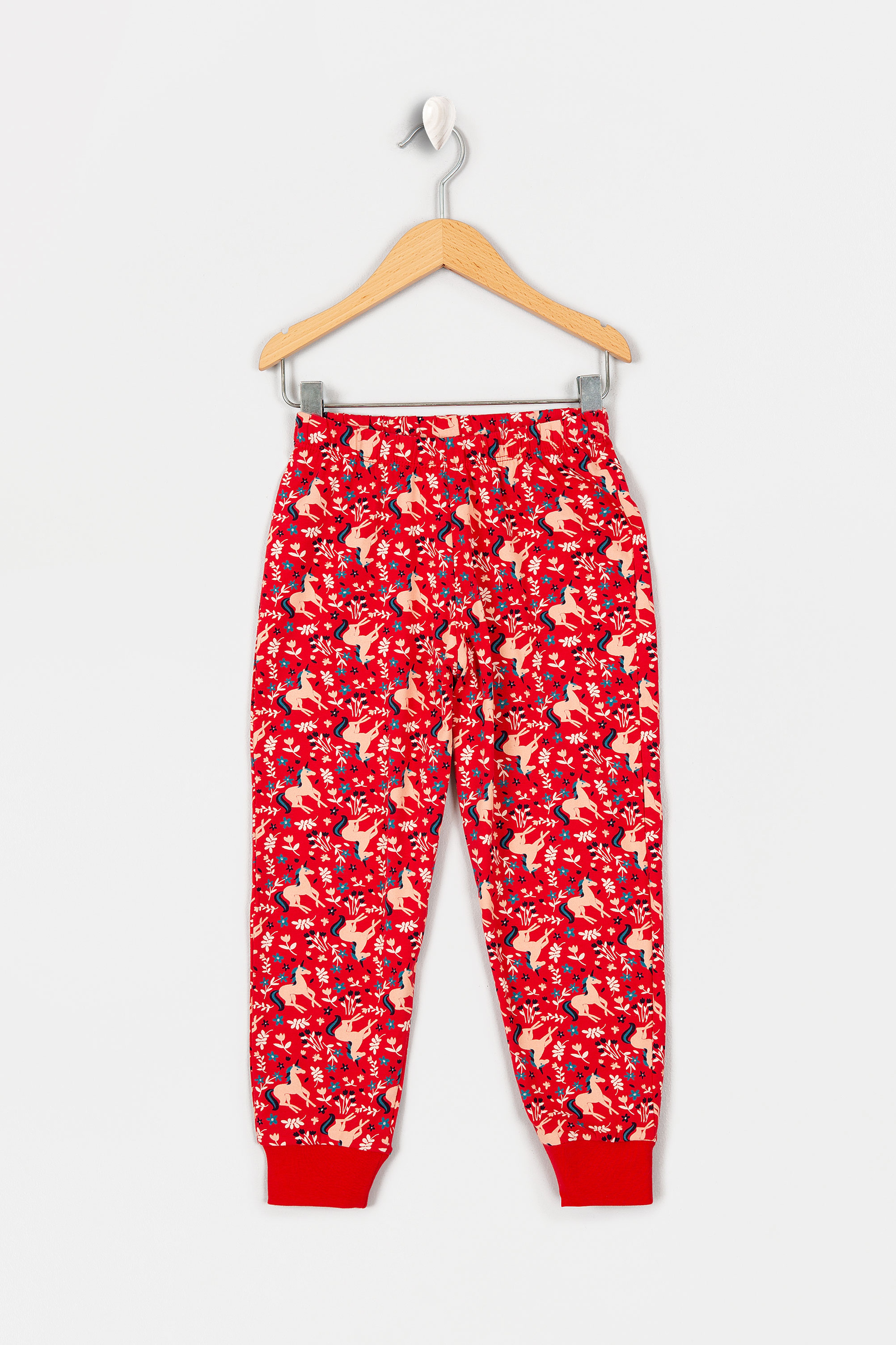 Kız Çocuk Pembe Pijama Takımı - Image 3